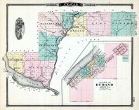 Pepin County, Durand Village, Wisconsin State Atlas 1881